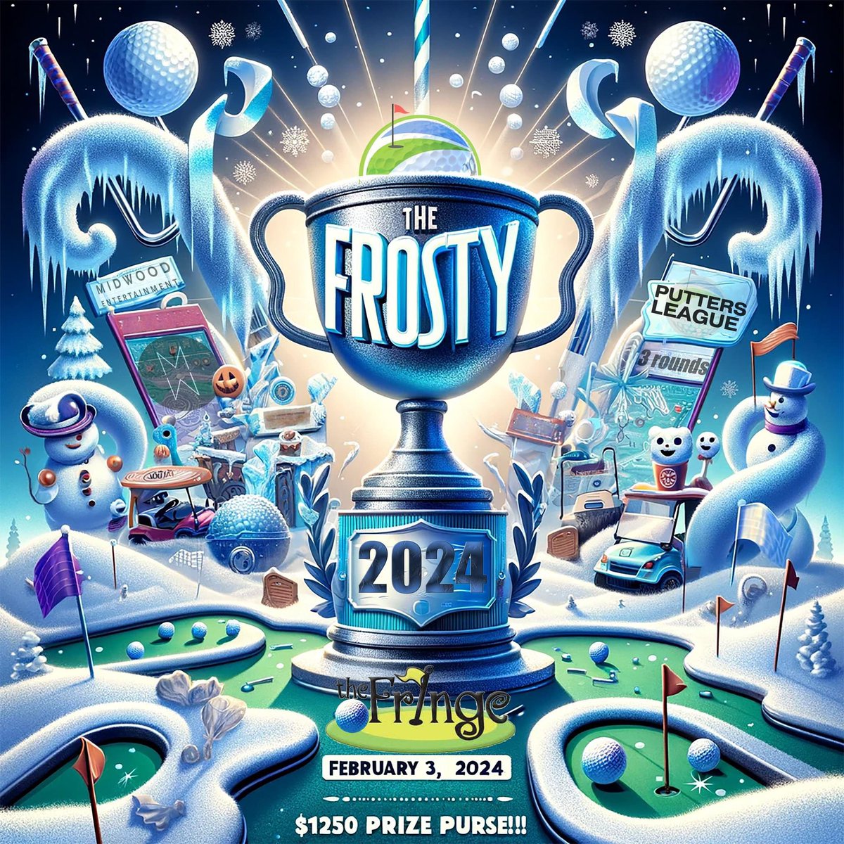 AuroraCineplex's tweet photo. Join the FROSTY MINI GOLF TOURNAMENT—
Sat Feb 3rd here at THE FRINGE!
11:00am- Sharp
Hosted by @puttersleague atlanta
For details- https://t.co/n1DbminBqF
#PuttersLeagueATL #MiniGolfTournament #TheFringe #MiniGolf #Roswellga #TheFrostyTournament #MiniGolfcourse #wheninroswell https://t.co/LWx8v3oReb