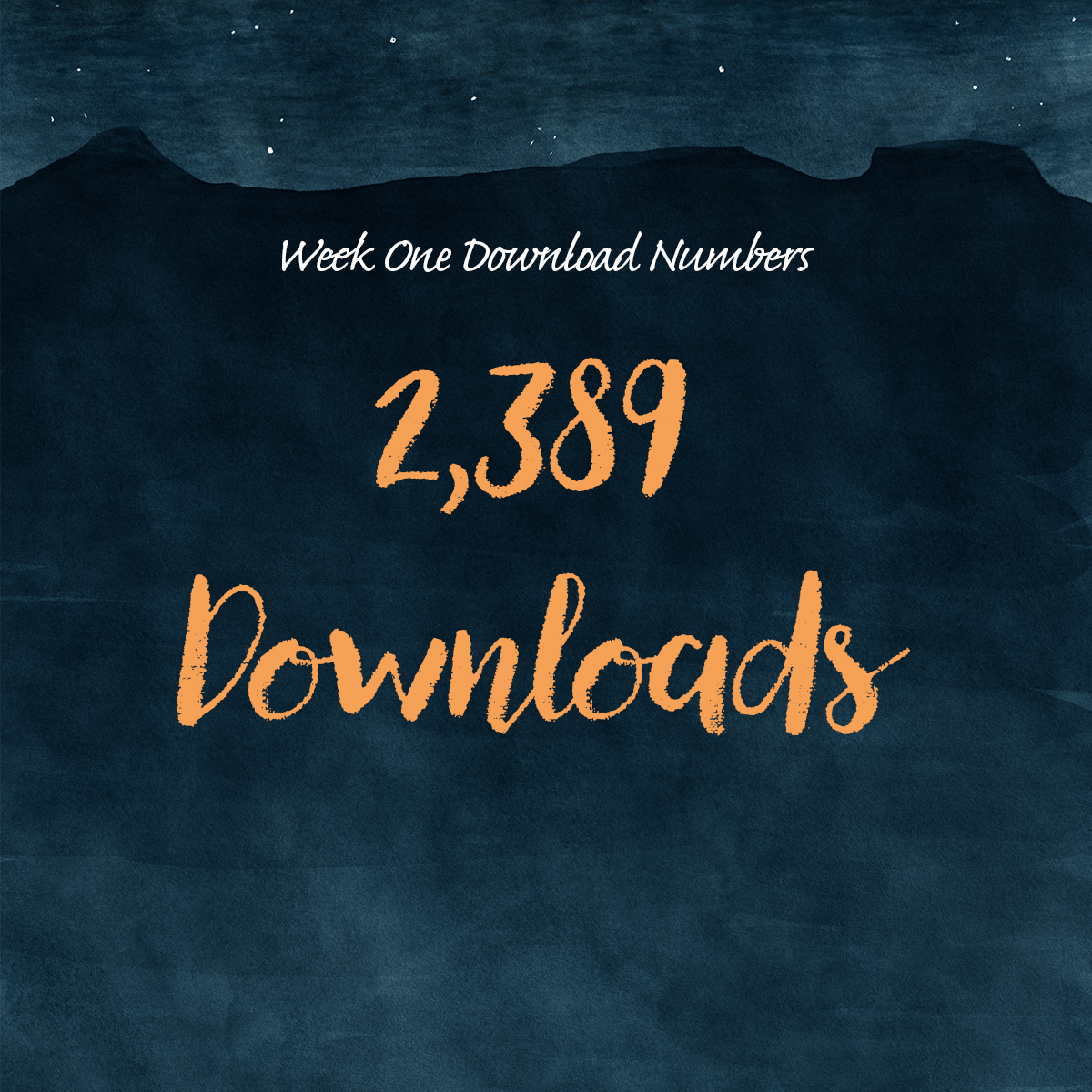 We are blown away by our week one download numbers, thank you all for making it the best debut week we could have hoped for.