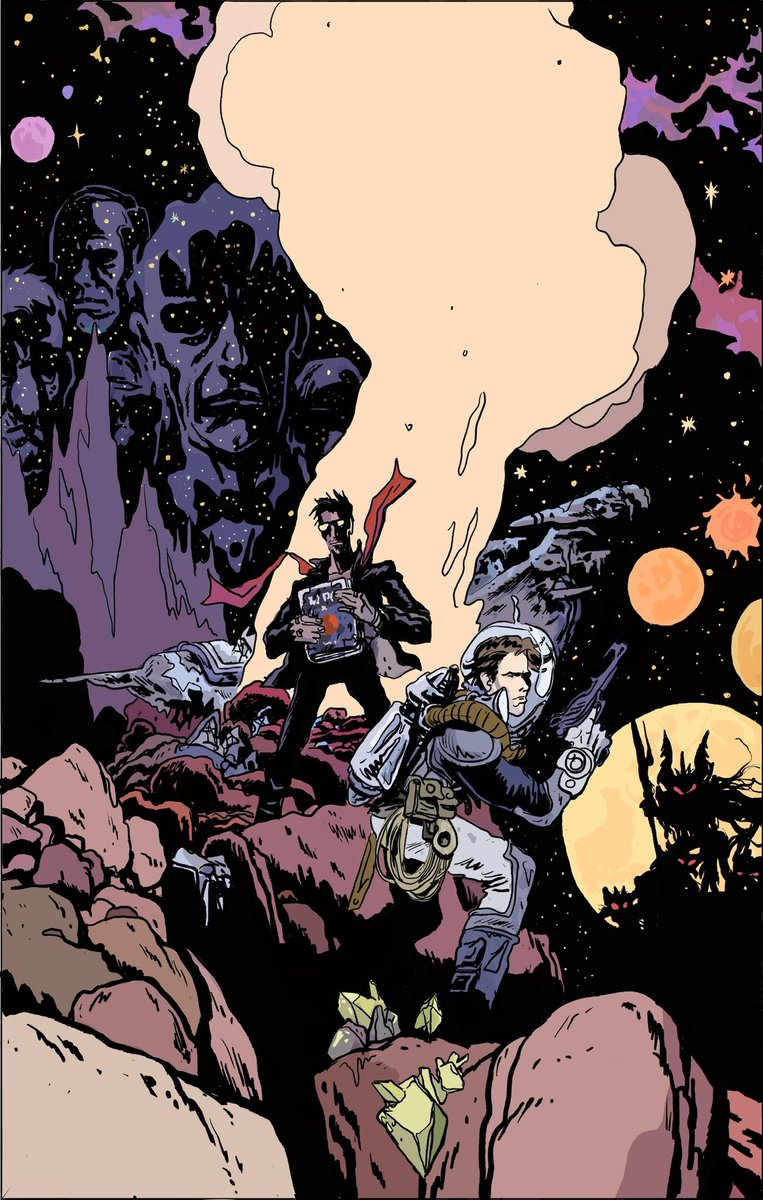 SamRomesburg's tweet image. Getting this sucker ready to pitch. Would you read a comic about a film director hired to shoot the film adaptation of an old Graphic Novel with really strange cult ties that end up bleeding into his own life turning him insane? The whole HOUND squad has your back if so