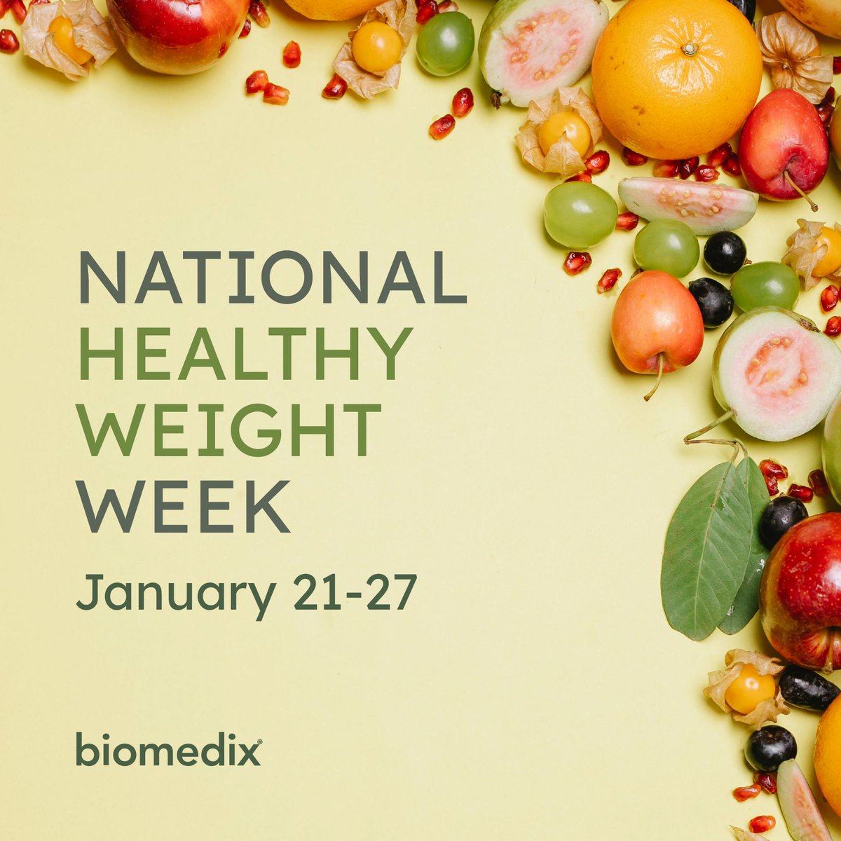 biomedix's tweet image. This week is Healthy Weight Week! Evidence suggests that, in overweight people, even a 5-10% loss of weight can reduce cardiometabolic risk #healthyweight