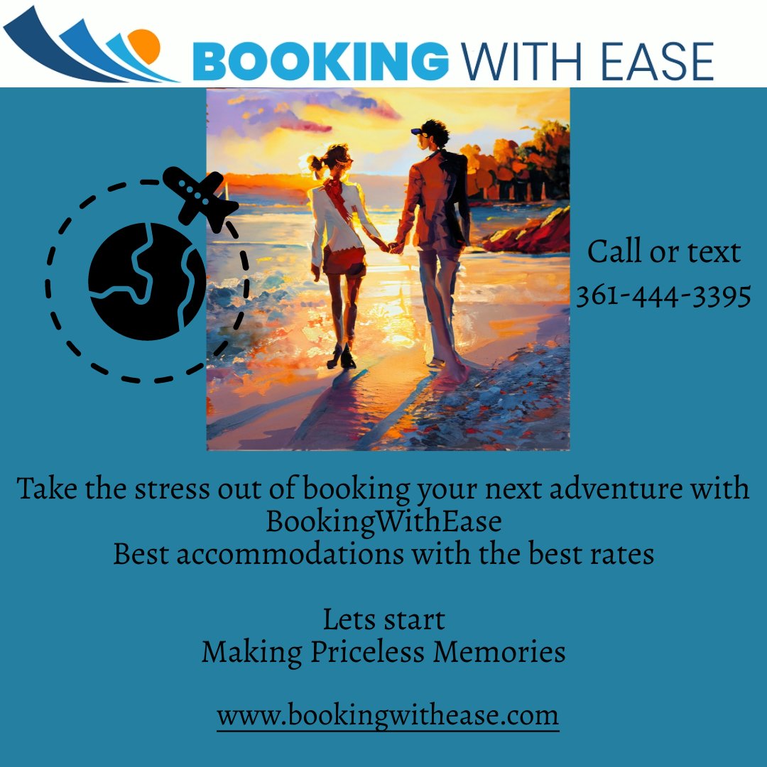 bookingwithease's tweet photo. Book and save BIG today! https://t.co/5WxXx5c53O

#northcarolina
#Sawgrass
#BookingWithEase 
#tripangle
#Miami
#neworleans
#travel
#trip
#holiday
#Colorado
#keywest
#florida https://t.co/tn62dlRON1