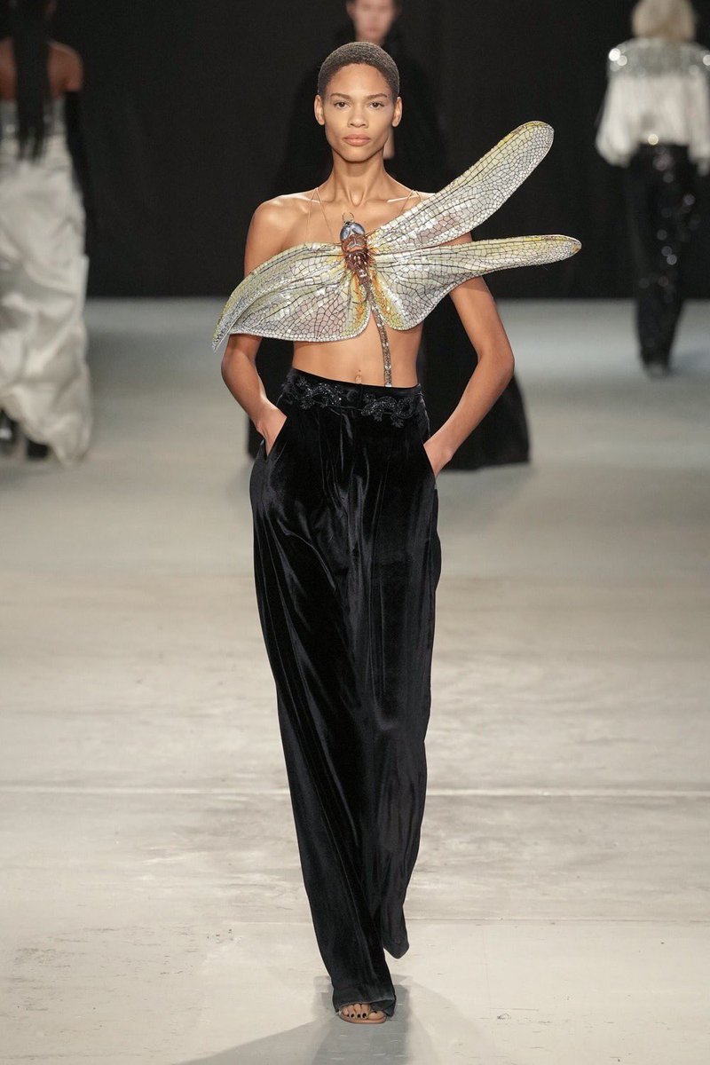 pradapearll's tweet photo. rahul mishra ss24 couture  —  i’m truly so impressed!! i absolutely love this collection and the details are so cute and lovely 🦎💗 https://t.co/VV3yyQXIMl