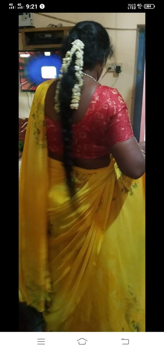 koluththa munda periyammaa saree kattura