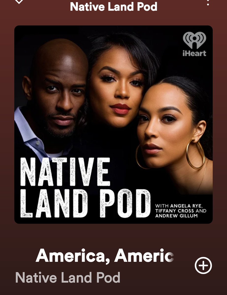 If you haven't checked it out yet.... @nativelandpod is straight 🔥 
@angela_rye @TiffanyDCross & @AndrewGillum know exactly what we need!  I'm so thankful that you 3 landed this way!!  #3xDope
 #CallAThingAThing & #SpeakTruthToPower #NativeLandPodcast