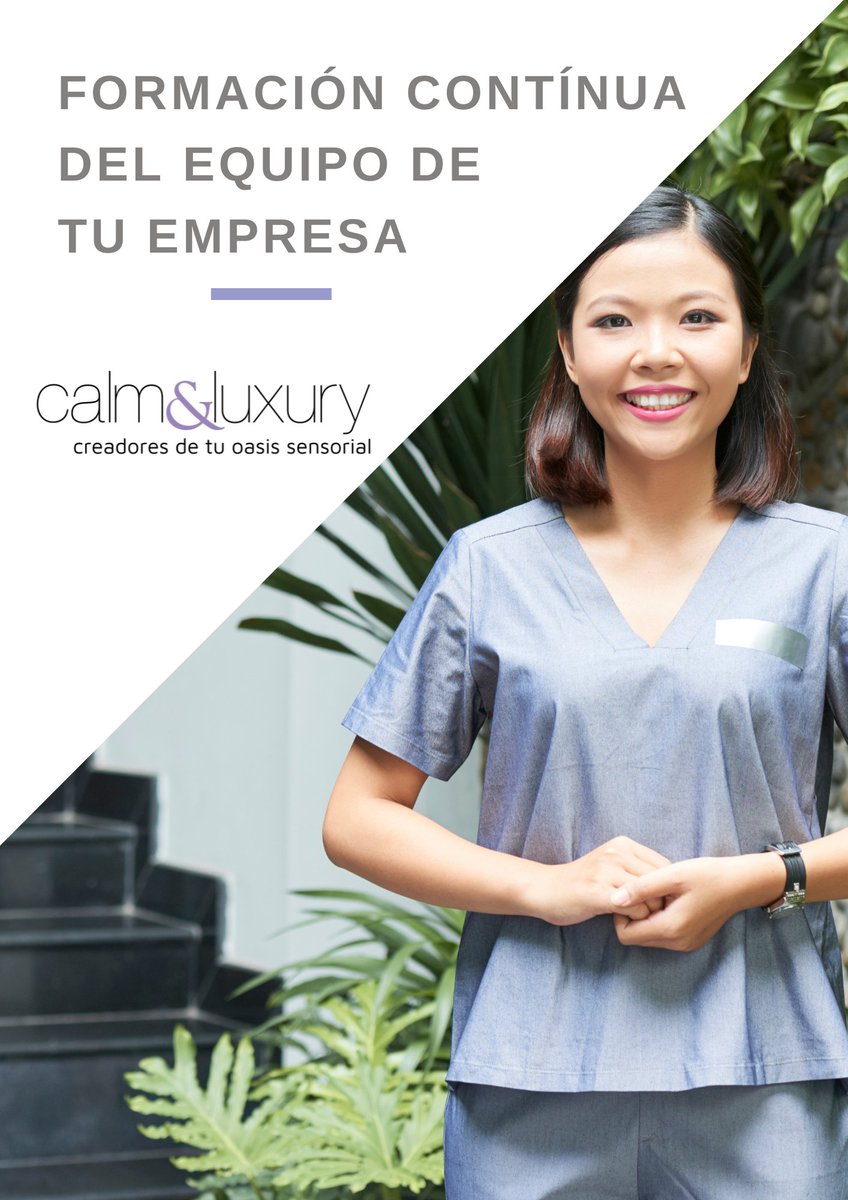calmluxury's tweet photo. El personal de tu Spa ¿Está formado para desarrollar ese puesto específico en spa? No te quedes solo con los títulos de quiromasajista o esteticista, desde #CalmLuxuryBusiness profesionalizamos el sector, adecuando cada puesto del #Spa. 
#estaremosenfitur #fitur #fitur2024 https://t.co/m4Fd2qyKZJ