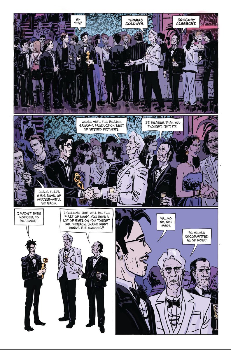 SamRomesburg's tweet image. Getting this sucker ready to pitch. Would you read a comic about a film director hired to shoot the film adaptation of an old Graphic Novel with really strange cult ties that end up bleeding into his own life turning him insane? The whole HOUND squad has your back if so