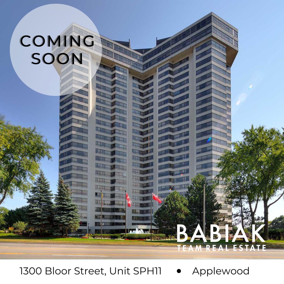 BabiakTeam's tweet image. Coming Soon! 1300 Bloor Street, SPH11 🏢

Superb opportunity to own a sunny and spacious sub-penthouse suite located at Mississauga’s prestigious Applewood Landmark residences!

For more info call/text Anna 416-554-6903 or visit babiak.com