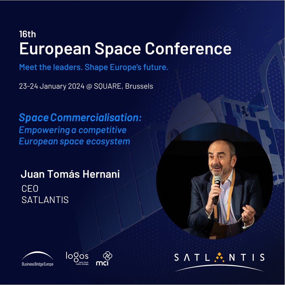 satlantis_'s tweet photo. Don't miss out on the #spacecommercialization panel tomorrow at 12:00🕧 at the 16th #EuropeanSpaceConf🚀in Brussels!
SATLANTIS CEO will share valuable perspectives alongside a distinguished lineup of speakers: https://t.co/1VnE3BHNb9
#NewSpace 🛰️✨ https://t.co/GDpafKlw6H