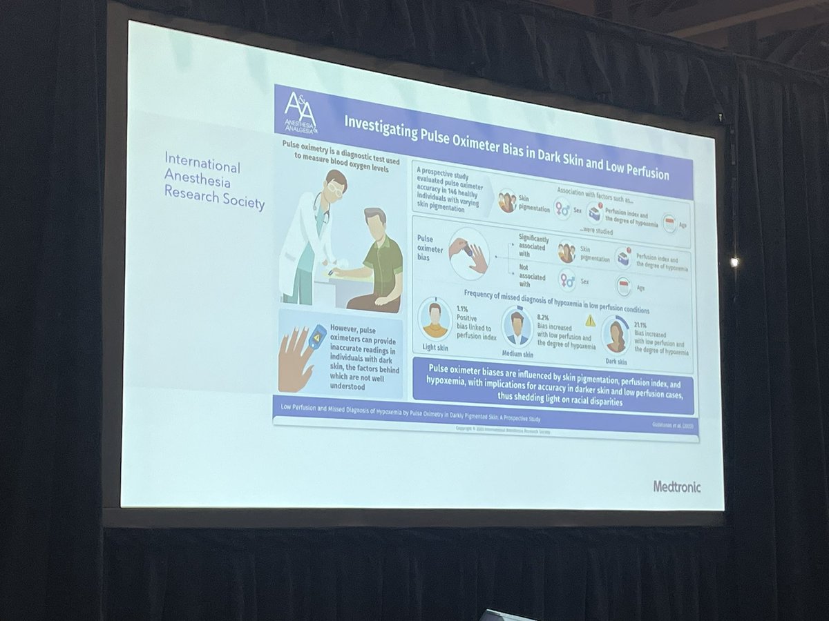 Colleen McCormick Badke (@colleenmbadke) on Twitter photo Outstanding talk by <a href="/mlanefall/">Meghan Lane-Fall, MD, MSHP, FCCM</a> on bias in pulse oximetry. “Whether it’s henna, nail polish, methylene blue or melanin,” pigments affect accuracy! Outstanding talk by <a href="/mlanefall/">Meghan Lane-Fall, MD, MSHP, FCCM</a> on bias in pulse oximetry. “Whether it’s henna, nail polish, methylene blue or melanin,” pigments affect accuracy!