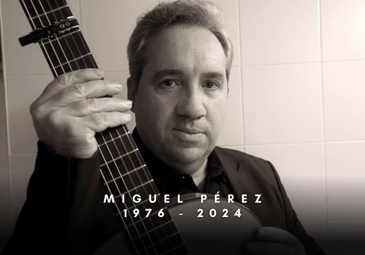 ⚫️ Lamentamos la muerte del guitarrista sevillano Miguel Pérez, un músico querido y admirado, y uno de los guitarristas más destacados de su generación. Descansa en Paz.