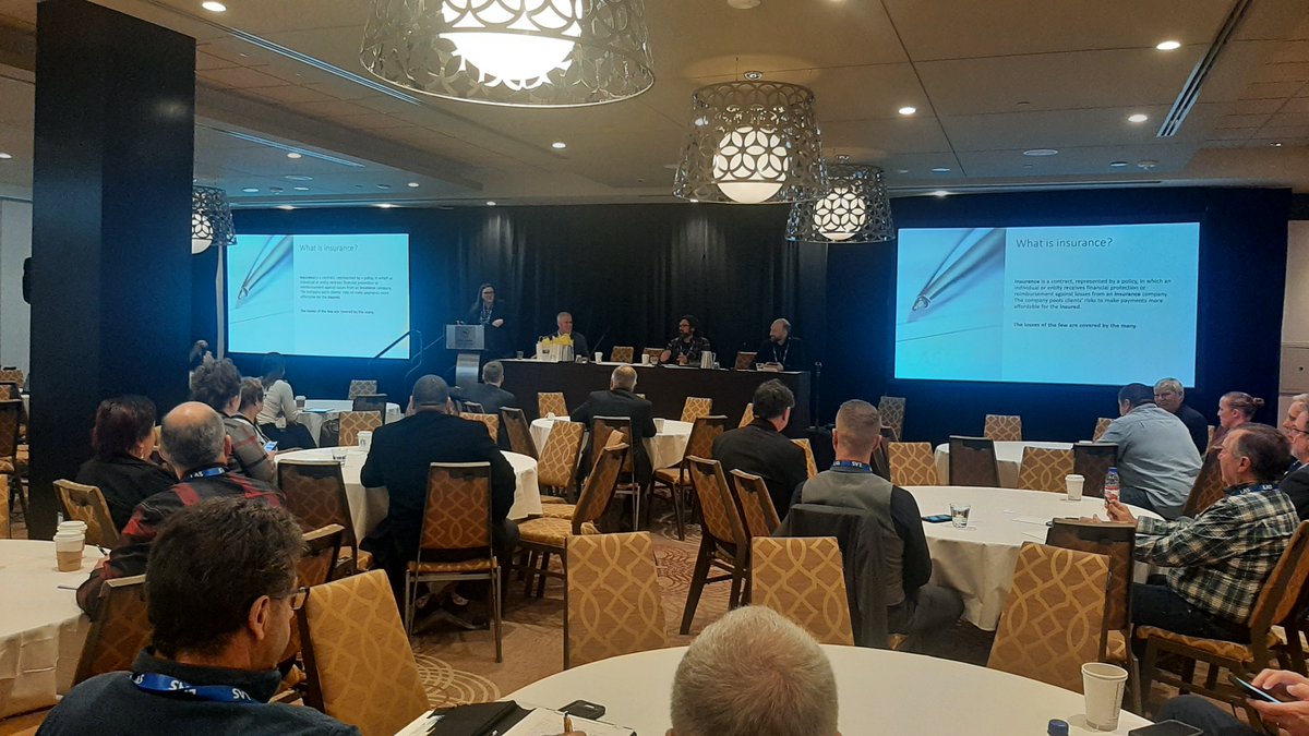 Our Municipal Risk Management Program Manager, Shannon Devane, speaking at an #OnMuni Liability and Risk session #ROMA2024.