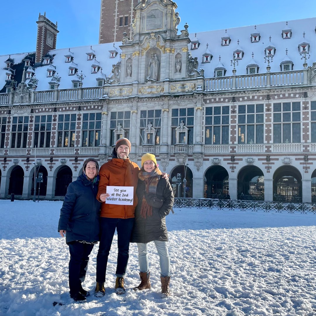 ❄️Look, it snowed in Leuven! 🙌🏽 We are looking forward to the Winter Academy in a winter mood! See you in Leuven! You can still sign up! 👉 5-9 February 2024, Leuven (Belgium) euforumrj.org/en/events/wint…