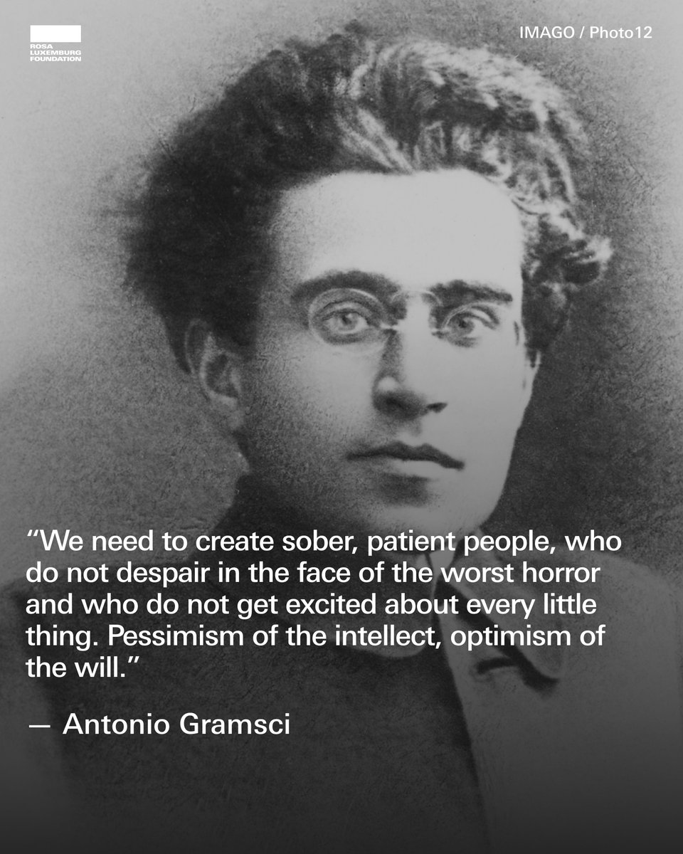 rosaluxglobal's tweet photo. Happy birthday to the author of these lines, Antonio Gramsci! 🌹💫 https://t.co/vbWk0wTgeH