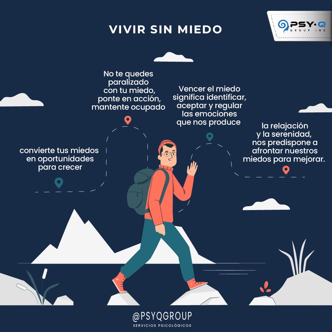 psyqgroup's tweet photo. Vivir sin miedo https://t.co/mzBl8aP36t