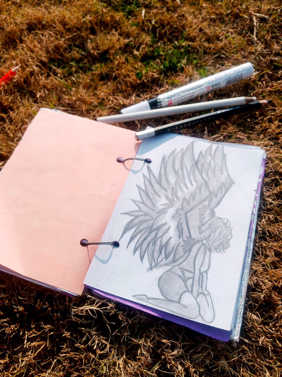 In stillness she lingers, lost in introspection,
A soul seeking solace, a silent connection.
Her wings, a reminder of dreams yearning free,
Transcending the realms of what's meant to be.

#ArtistOnTwitter #graphiteart  #blackandwhiteart #pencilsketch