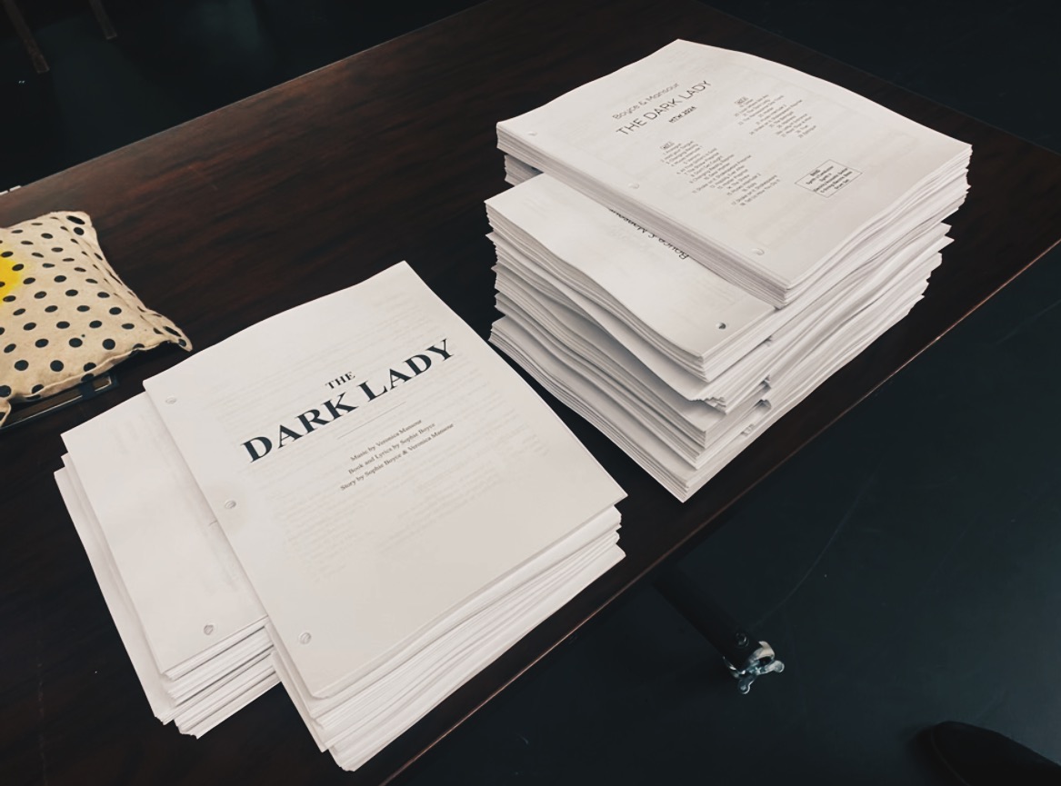 Another week working on 'THE DARK LADY' means another week of joy. 

Thank you to everyone who joined us in LA at Musical Theatre West. We are lucky af. ❤️

darkladymusical.com
Written with the incomparable Veronica Mansour.

Next stop: <a href="/GoodspeedMusicl/">Goodspeed Musicals</a> !!