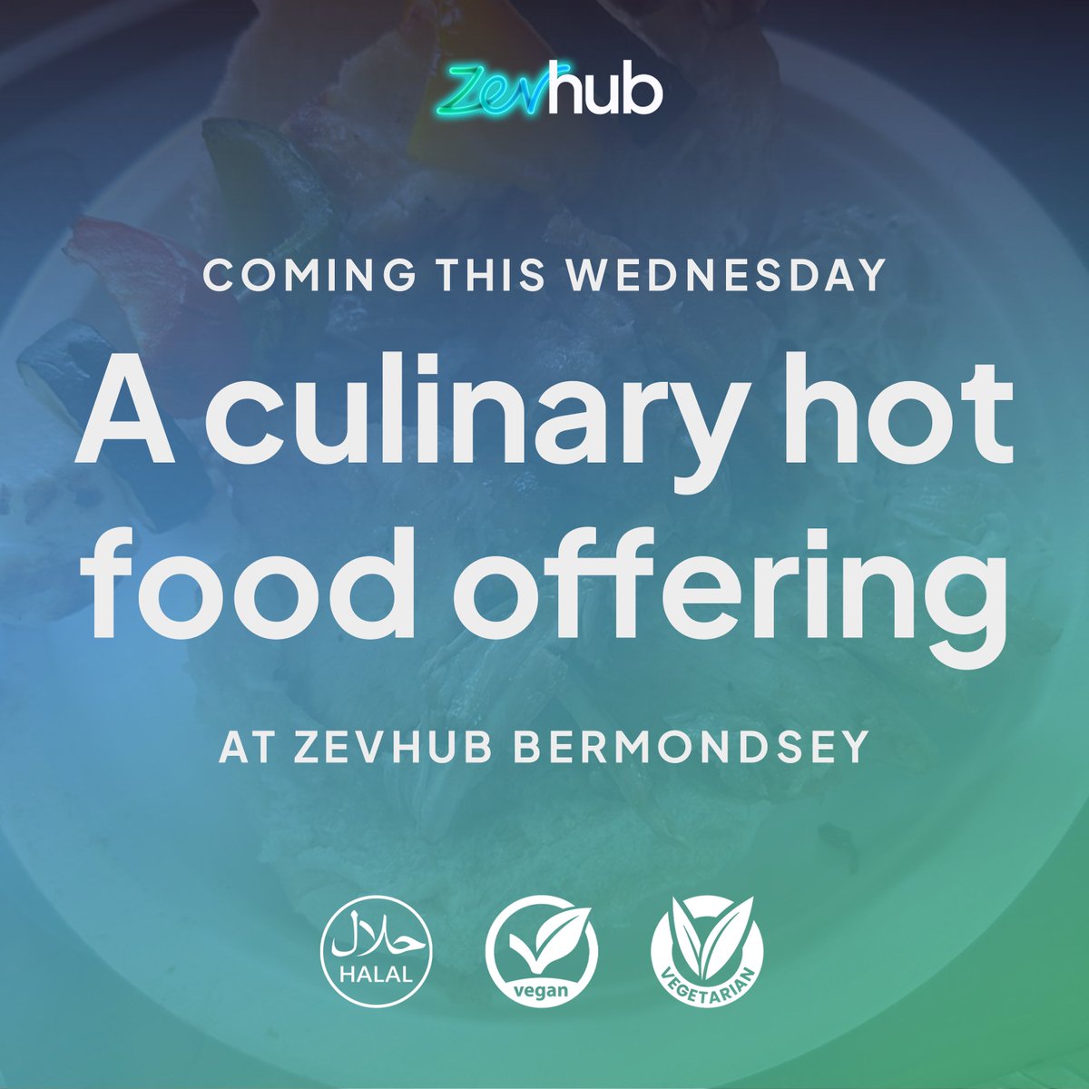 🌟 We have some Exciting News! 🌟

Get ready for a permanent culinary delight coming to Zevhub Bermondsey this WEDNESDAY! 🔥 

So why not recharge both your ride and your taste buds at the same time?

Explore a diverse menu, including vegetarian, vegan, and halal. 🌱🥓