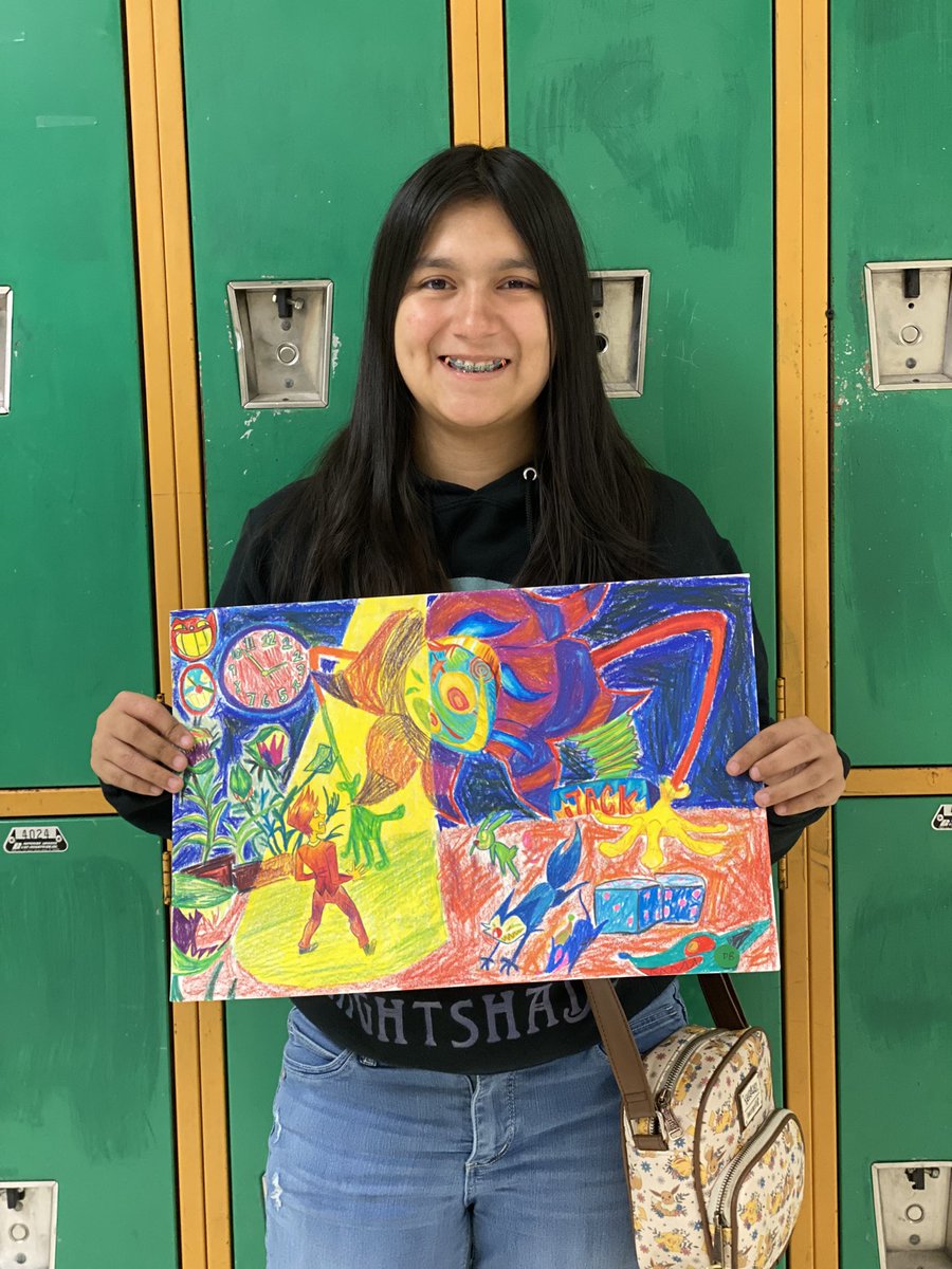 Congratulations to our lady warrior artists! Emma Escobar won 1st place and Hazael Menchaca took 2nd place in the McAllen ISD Creative Mind Art Challenge. They will continue to complete this weekend at the RGV Visual Arts contest. 🙌🏻 🎉 <a href="/Rowe006/">Warrior Nation</a> <a href="/McAllenISD/">McAllen ISD</a> <a href="/mcallenfinearts/">McAllen ISD Fine Arts</a>