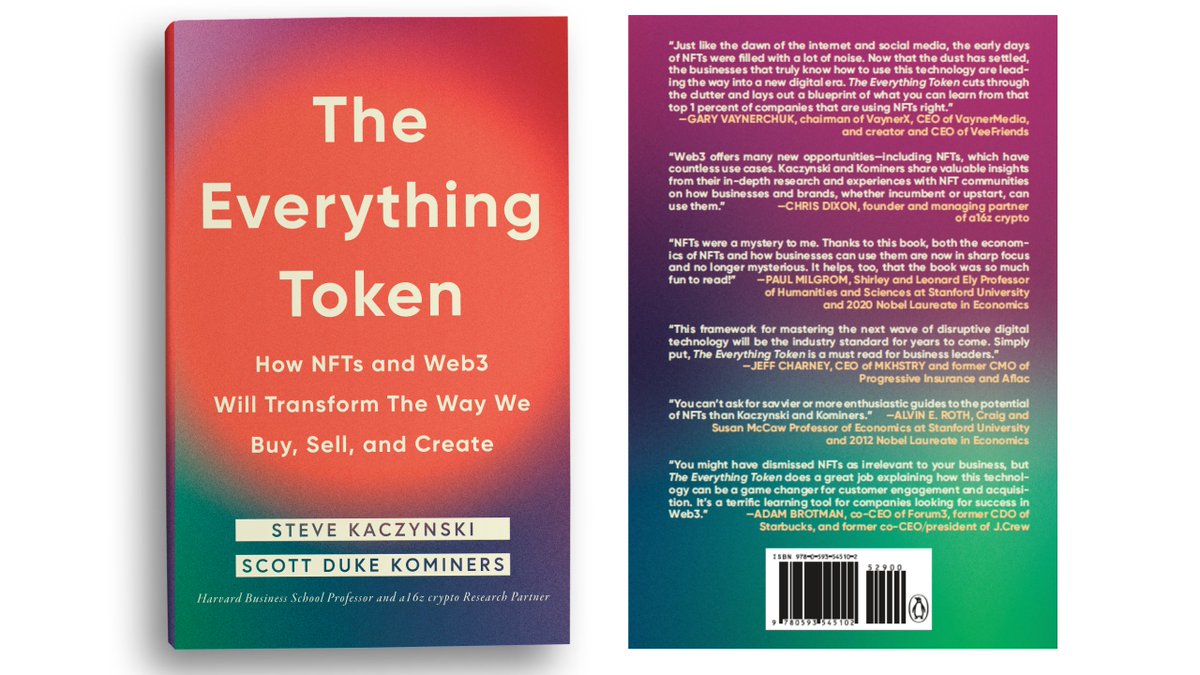 The book @NFTbark and I wrote about NFTs hits shelves tomorrow. You can  preorder it everywhere books are sold. It costs just $29 (plus or minus  epsilon). It would mean the world