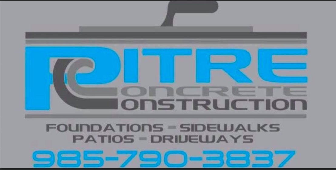 Hlb_Baseball's tweet photo. HLB Baseball would like to thank Pitre Concrete Construction for being a corporate sponsor this baseball season.
If you would like to be apart of our advertisement program.  Please email hlbbravesbaseball1@gmail.com and we can answer any questions you may have. https://t.co/krdHpsnbEr