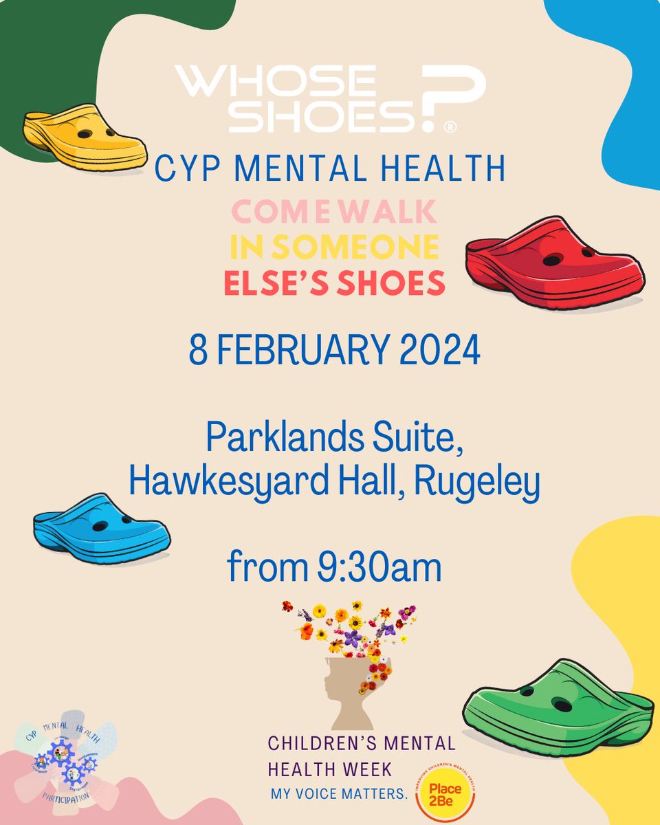 Lovely to catch up with some of the #CYP @MHparticipation @mpftnhs team today. When I hear healthcare professionals ‘excited’ about planning #WhoseShoes events and ‘chuffed’ key people are getting involved in our work, I know I’m working with the right people! 💜