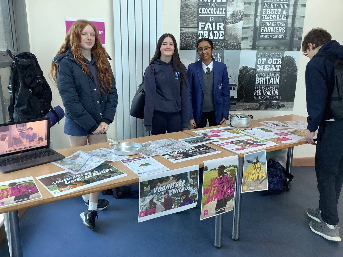 Our DofE recruitment drive was a huge success today. Well done to all involved.
