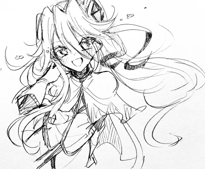 お久しぶりにアナログお絵描き‼️
♦️と🃏 