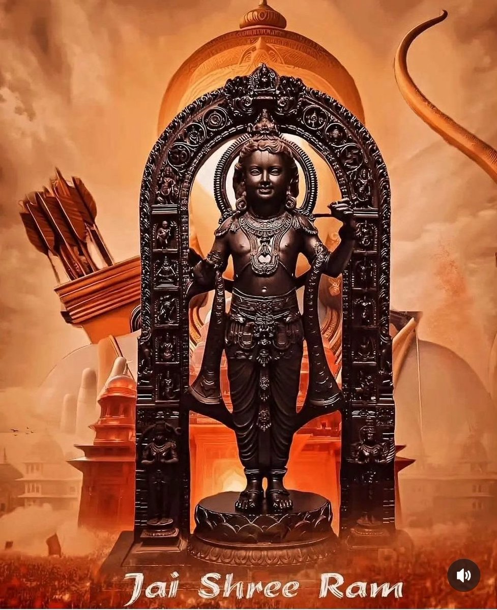 AdarshV1996's tweet photo. Jai Shree Ram 🙏
#RamLallaIdol https://t.co/xIvdBjAUte