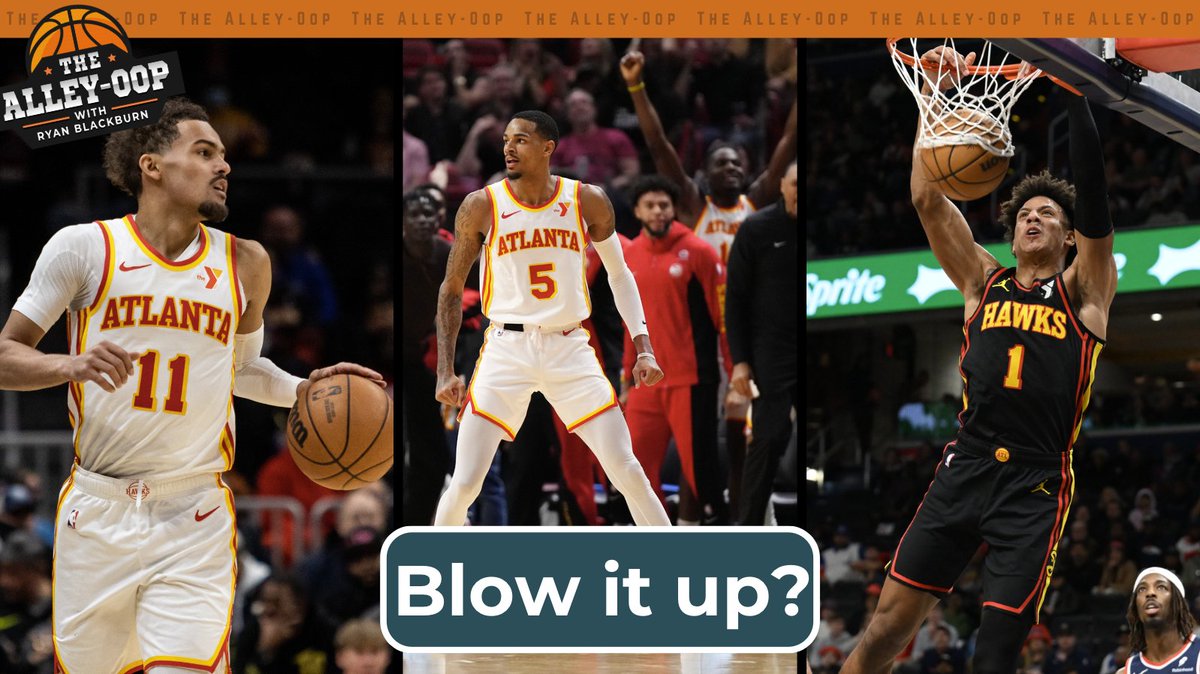 NBABlackburn's tweet photo. NEW @AlleyOopPod!

The Atlanta Hawks could look VERY different after the trade deadline.

@BTRowland and I chatted about Atlanta's goals as a franchise, untouchable players, and Dejounte Murray trades.

📺: https://t.co/bYJZdVSxE9
🍎: https://t.co/1Mu2sXMYjL
🟢: https://t.co/5zZhGfR10k