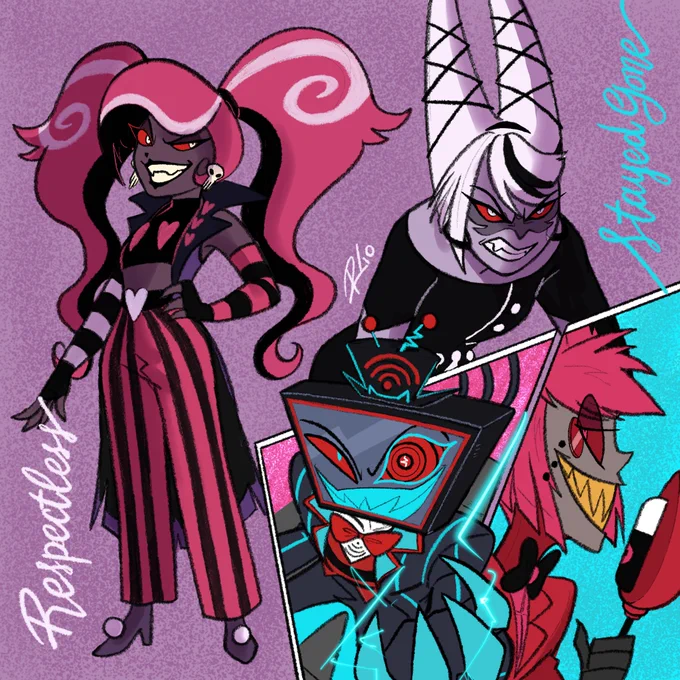 대립구도 너무좋은것,,,  #HazbinHotel