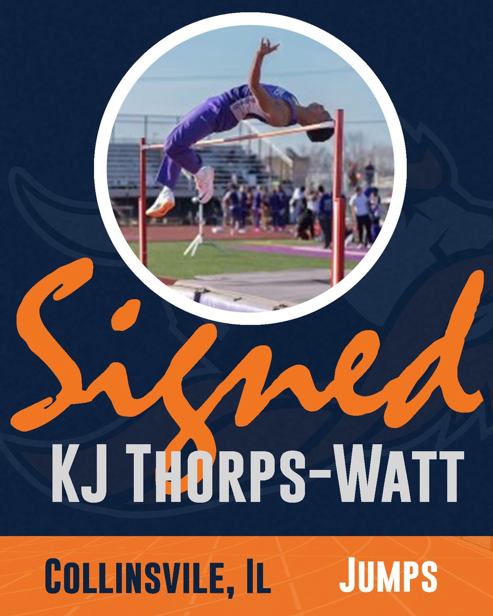 We are excited to announced KJ has signed with Warrior Track and Field. He is a two-time state meet qualifier in the high jump, and has already cleared 2.00m (6' 6.75") this indoor season. A strong horizontal jumper as well, KJ is going to be a great addition for us.