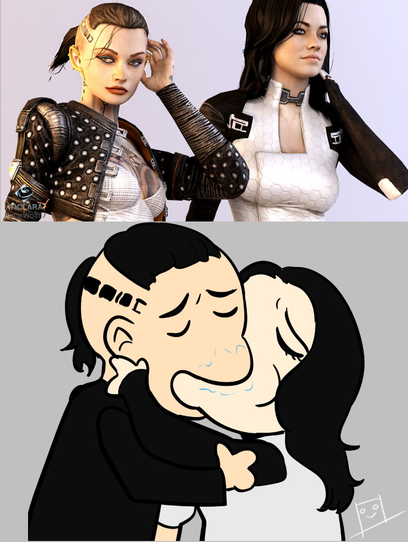degin00's tweet photo. I must appeal to the #Jackanda shippers because I've been hyperfixated to the game haha
#masseffect
Here's my #Jackanda art dump thread https://t.co/VvRq8joV8u
