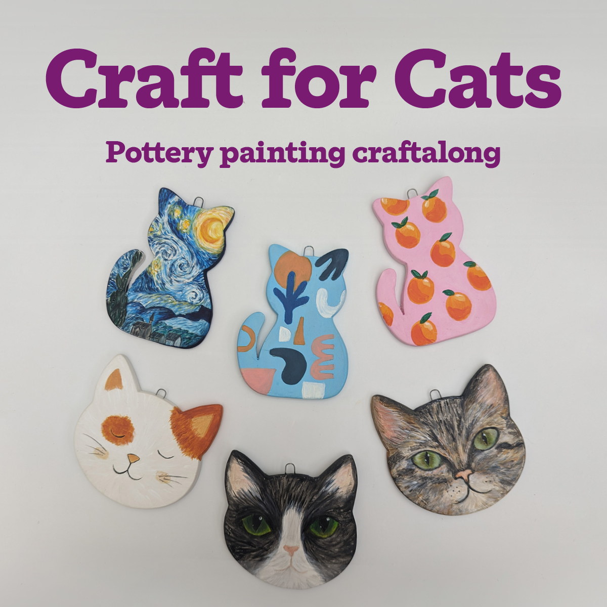 LoveLeamington's tweet image. New year, new craft! #CraftForCats is back for 2024 with inspiration from #TheGreatPotteryThrowDown. 

Join @CatsProtection in February to paint a moggy masterpiece on an exclusive handcrafted pottery cat design! Two kit choices are available. 

#LoveLeam #Leamington #VisitLeam