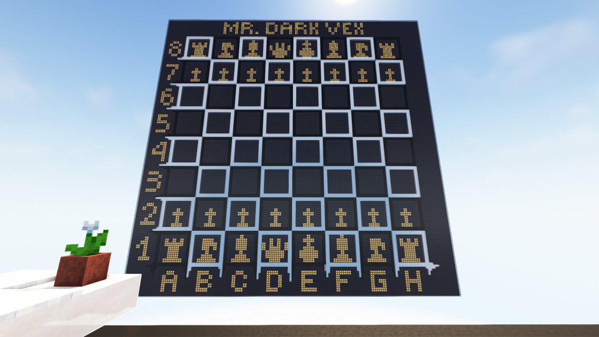 MrDarkVex's tweet photo. Das sieht ja schonmal sehr gut aus
#minecraftchess #RedStone https://t.co/D1s09AR9VA