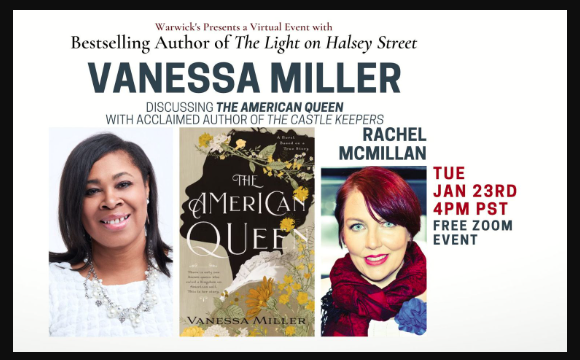 tomorrow I will be at my virtual home away from home with @warwicksbooks chatting to the brilliant Vanessa Miller about this little known slice of American history that is getting WONDERFUL buzz ( even mentioned as a GMA must read for 2024 ) see you then! <3 @harpermusebooks
