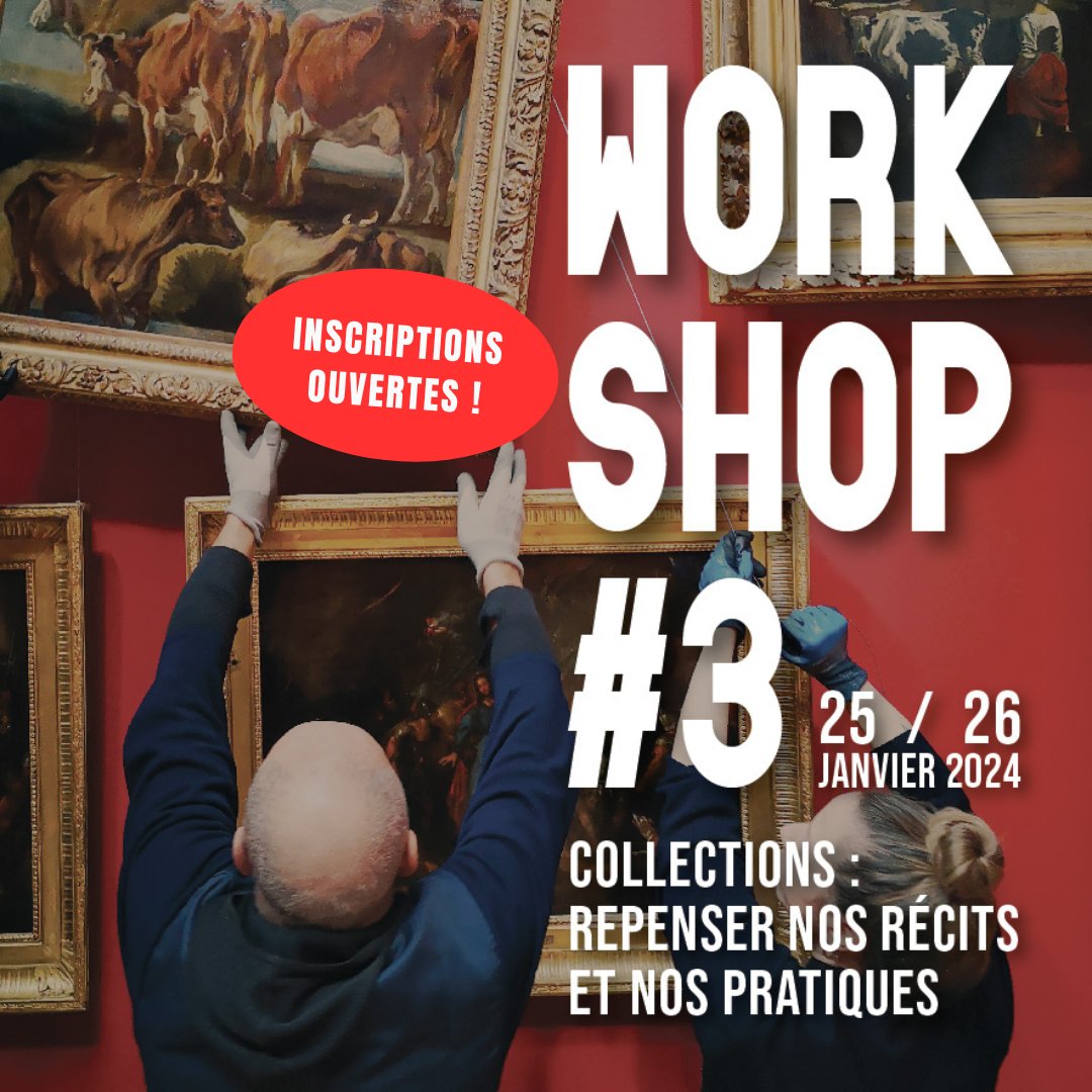 C'est cette semaine !! ✨ WORKSHOP des 25 & 26 janvier consacré aux COLLECTIONS ➡️ Programme complet & inscriptions : pba.lille.fr/Agenda/WORKSHO… 📌 6 tables rondes - 30 intervenants  📌 GRATUIT #WorkshopPBALille3