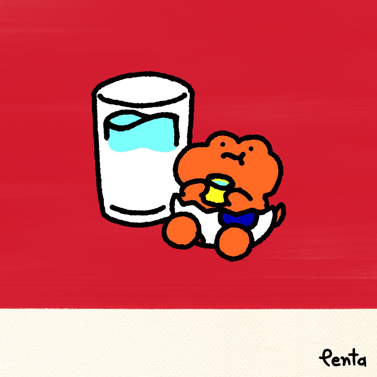 nigekurage's tweet photo. 乾燥してるから、水分補給が大事なんだい💧 https://t.co/w6Tta7xBxJ