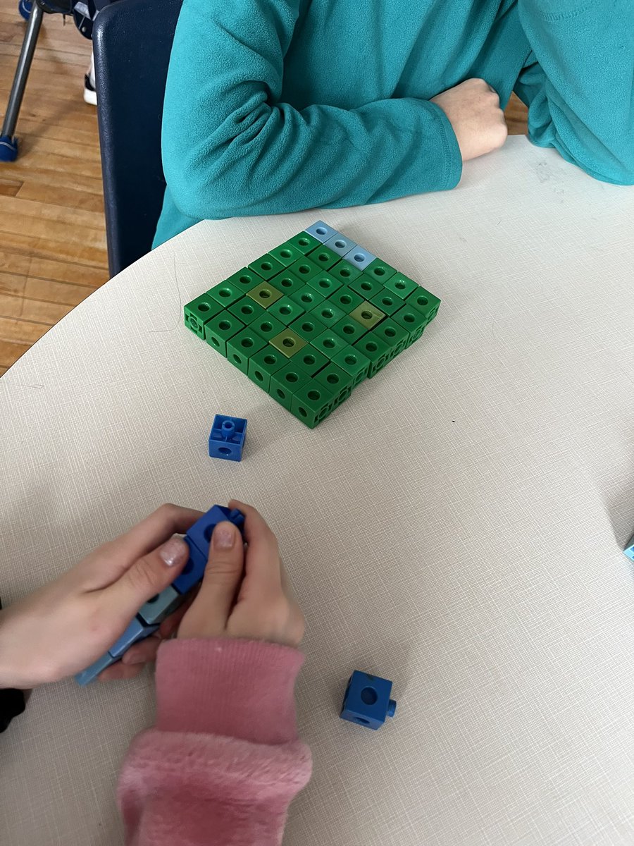mrgmsclass's tweet photo. Connecting cubes are a great way to solidify understanding of multiplication concepts. https://t.co/LmcQ4eyfD6