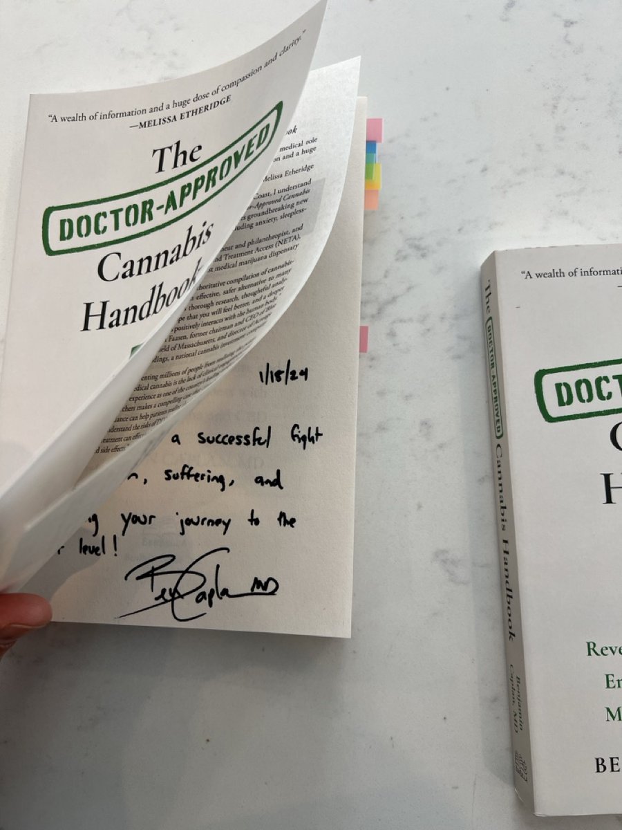 drcaplan's tweet image. My book isn&apos;t just a read; it&apos;s a personalized map to understanding cannabis in relation to your life. This one, tabs mark pages for her unique concerns. Like having a conversation with a friend who really gets you! 

 🌿📖 #TailoredForYou #CannabisEducation #InteractiveBook