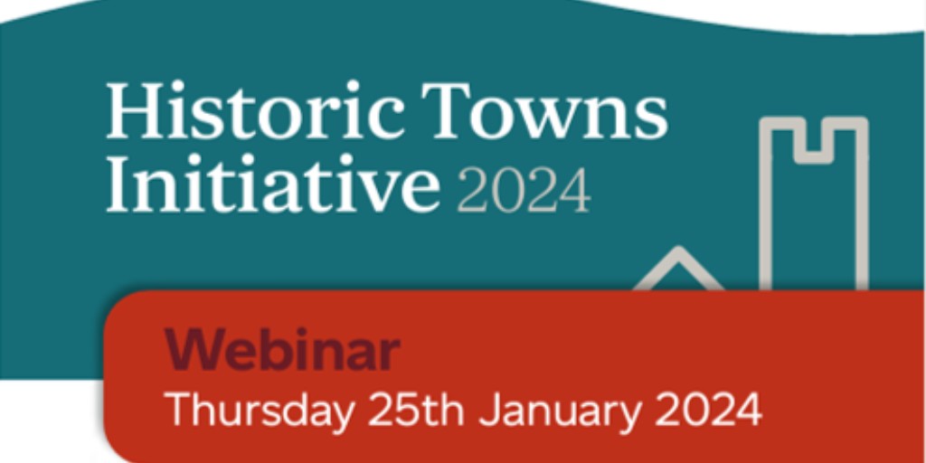 HeritageHubIRE's tweet photo. An information webinar on our Historic Towns Initiative takes place this Thursday from 9:30am- 1:00pm. 

We encourage local authority personnel interested in applying for the fund to attend.  

See https://t.co/oWaf7XAHrU for details https://t.co/UUCO5AOS1C