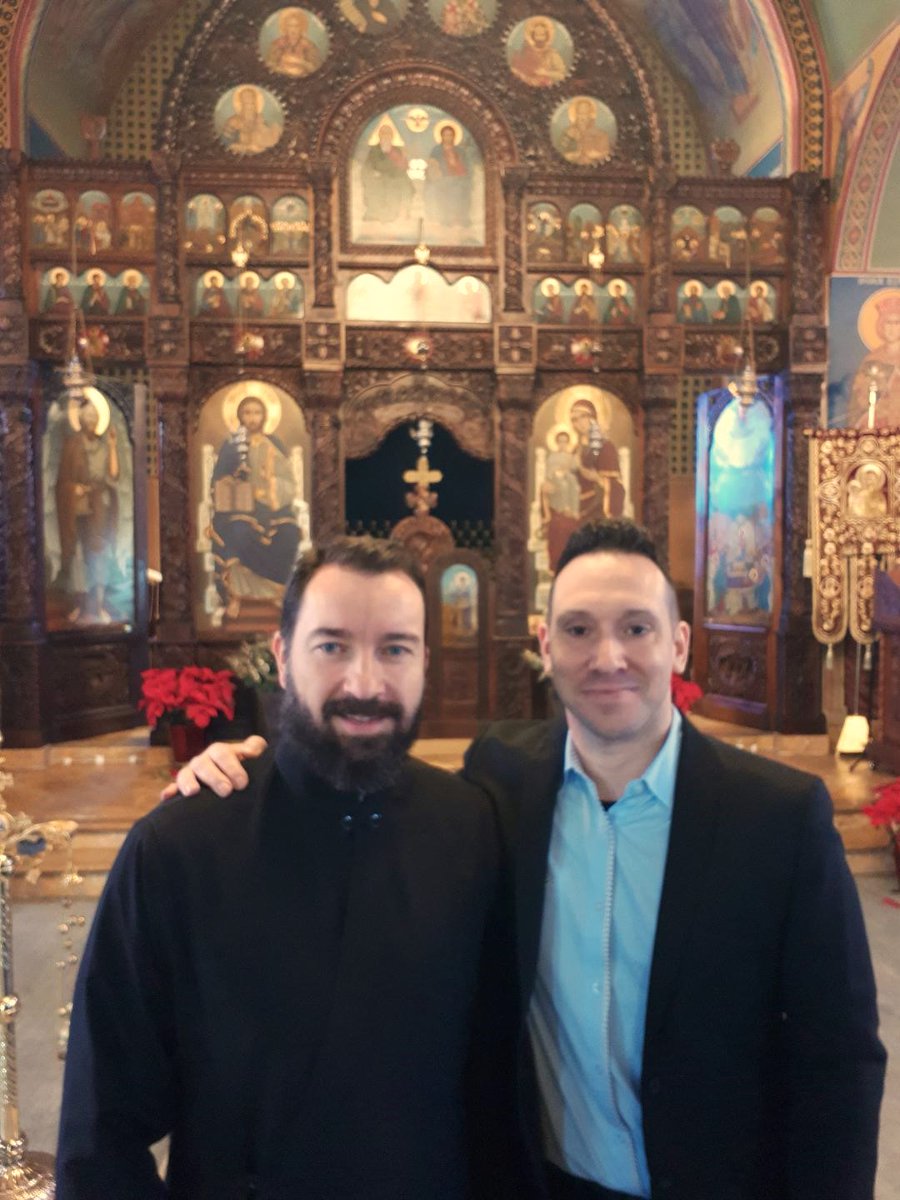 assumption_u's tweet image. Strengthening Bridges! In honour of Christian Unity Week, Dr. Cappucci visited the Gracanica Serbian Orthodox Church and was welcomed by Fr. Vladimir Vranic.