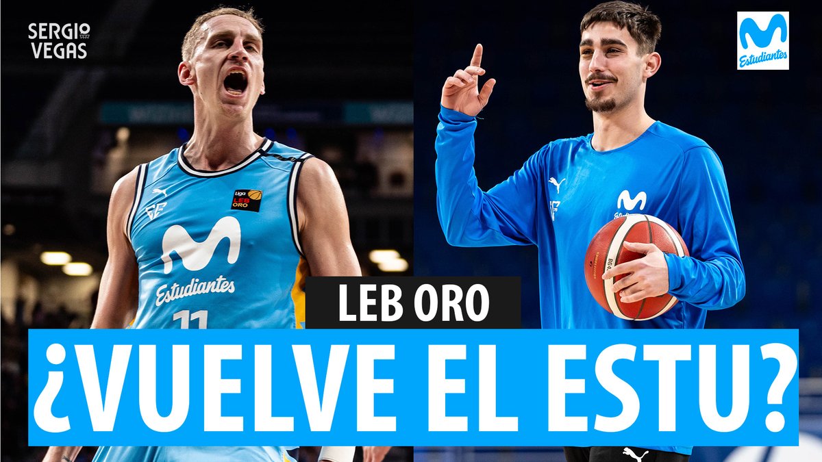 Sergio_Vegas's tweet photo. 📹🏀| ¡NUEVO VÍDEO! ¡LEB ORO!

Nos ponemos al día con @kikorocillo:

🚀 ¿Subirá a Liga ACB el Estudiantes?
💣 ¿Tizona y San Pablo cerca del ascenso?
🤔 ¿Sorpresas para Playoffs?

Si te gusta este contenido, haz RT ☺️

https://t.co/n7VJf9f3be https://t.co/TjkEl7sB3F