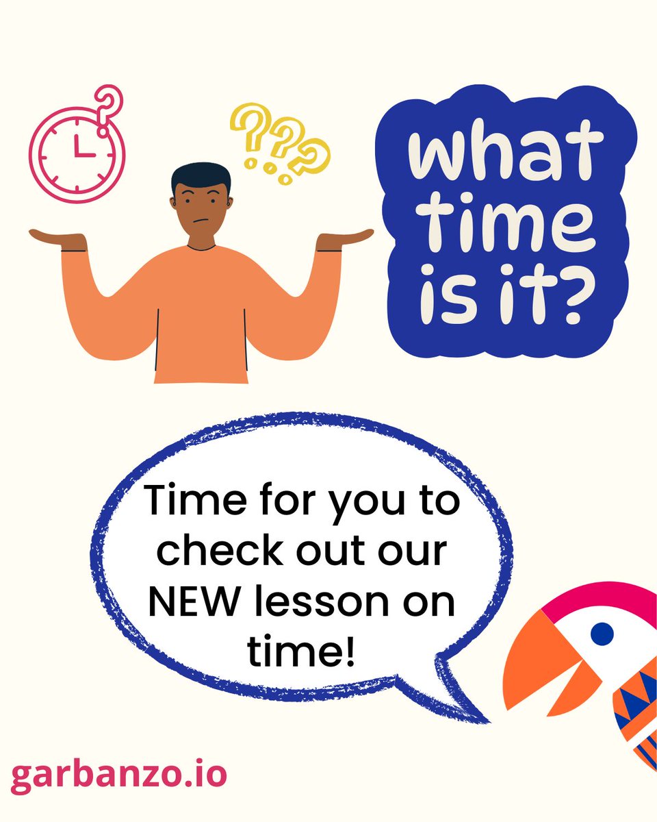Looking for some pop-up grammar on telling time? Check out this new lesson ¿Qué hora es? which comes from the Somos 1 Unit 9 extension by the same name. Check it out in the New Lessons path!
