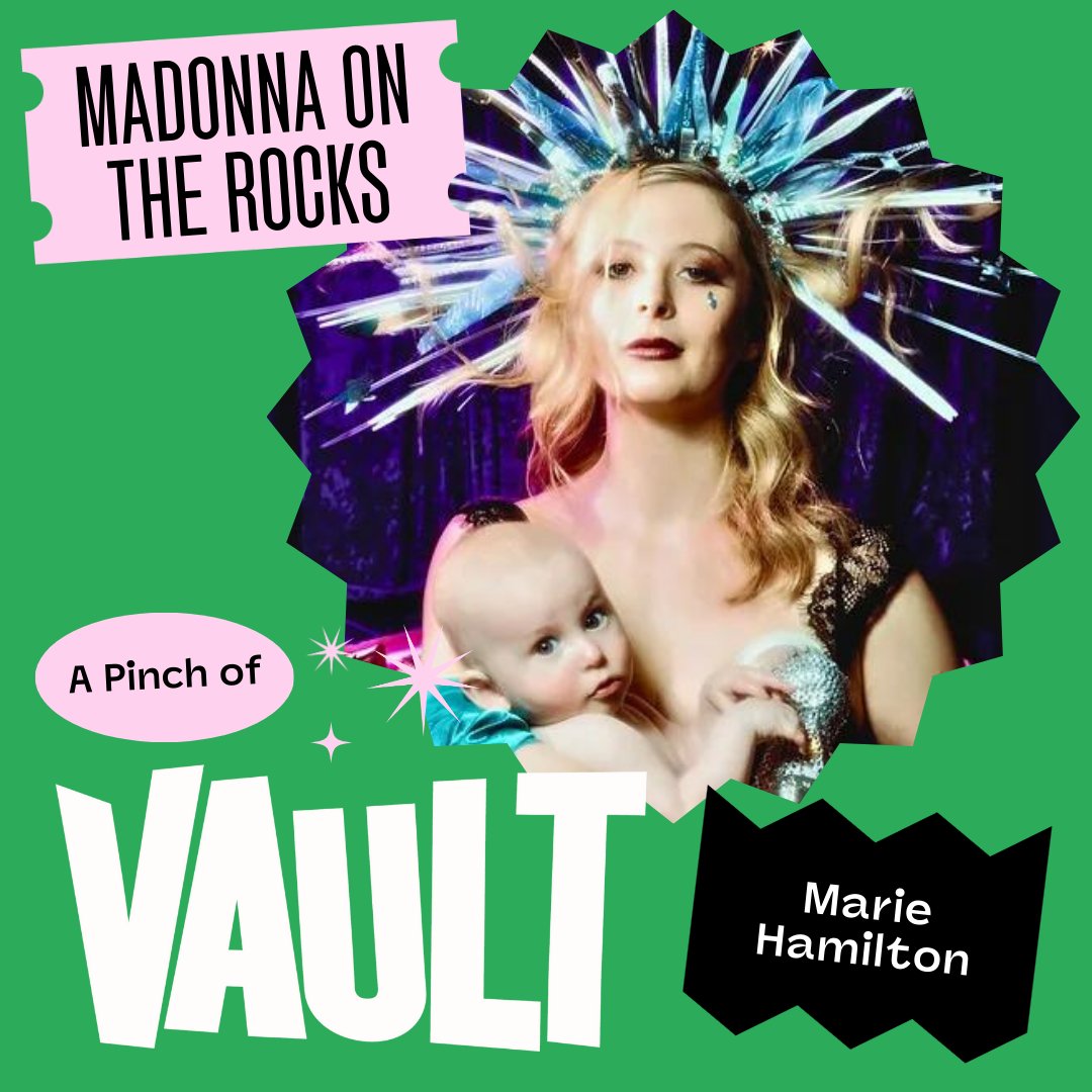 More toe-tapping tunes and spectral vibes heading your way in Marie Hamilton’s ‘Madonna on the Rocks’ a neon-lit exorcism in a jazz bar, with songs inspired by Madonna, Peaches and Nina Simone.

#VAULT #VAULTFestival #WorkInProgress #Theatre #London