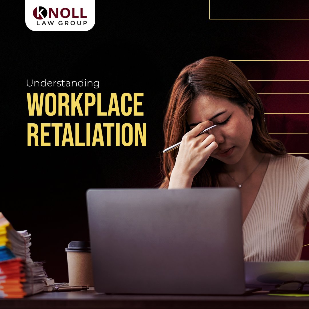 Facing workplace retaliation? Look for signs like unfair reviews or role changes. You're protected by law. Document, report, and if needed, seek legal help. Knoll Law Group can assist in safeguarding your rights.

#KnollLaw #EmploymentLaw #California #Workplace #WorkplaceJustice