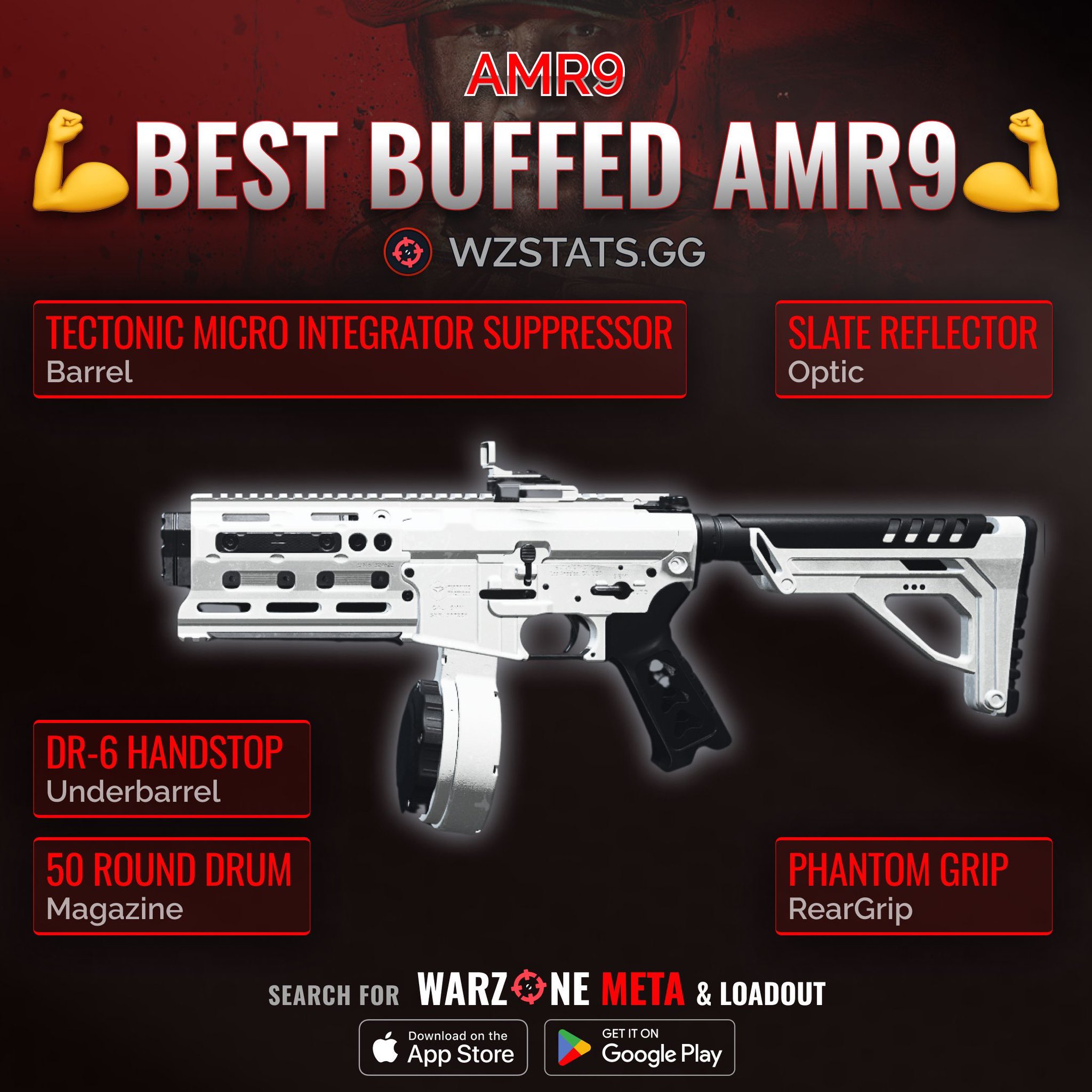 Warzone Meta on X: &ldquo;‼️🚨 INSANE BUFFED AMR9 SMG 🚨‼️ 🤯 The AMR9 