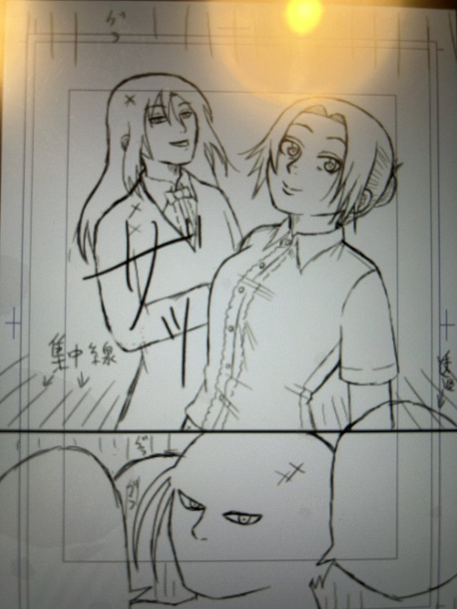 ヒトガタムシの第17話「最高傑作と切り札」の下描きを描き終えました
寝て起きて朝食を食べた後に、ペン入れ・仕上げに入ります 