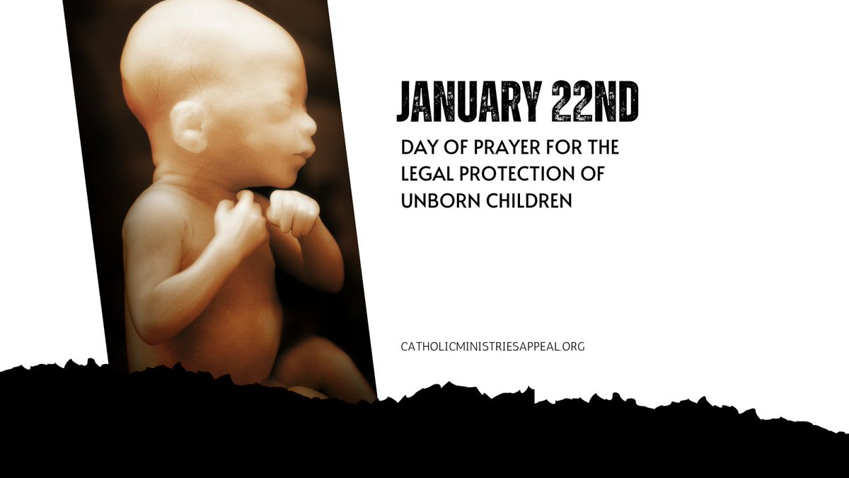 RVCDioceseCMA's tweet image. Today we observe the Day of Prayer for the Legal Protection of Unborn Children. Let us pray for the protection of unborn children and advocate for the sanctity of human life.

#PrayForLife #ChooseLife #ProtectTheUnborn #CultureOfLife #SanctityOfHumanLife #RespectLife