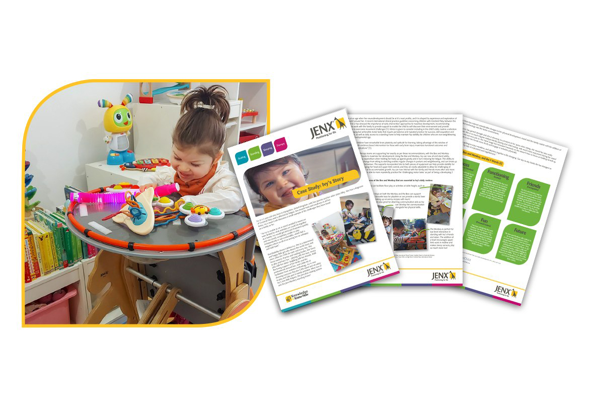 Ivy is a determined and happy little girl who loves to have fun. She has cerebral palsy, and uses the Monkey Stander for support in playtime and family activities - find out how by clicking the link below! 💛

surveymonkey.co.uk/r/IvysStoryAcc…

#cerebralpalsy #standingframe <a href="/Jiraffe_org/">Jiraffe</a>