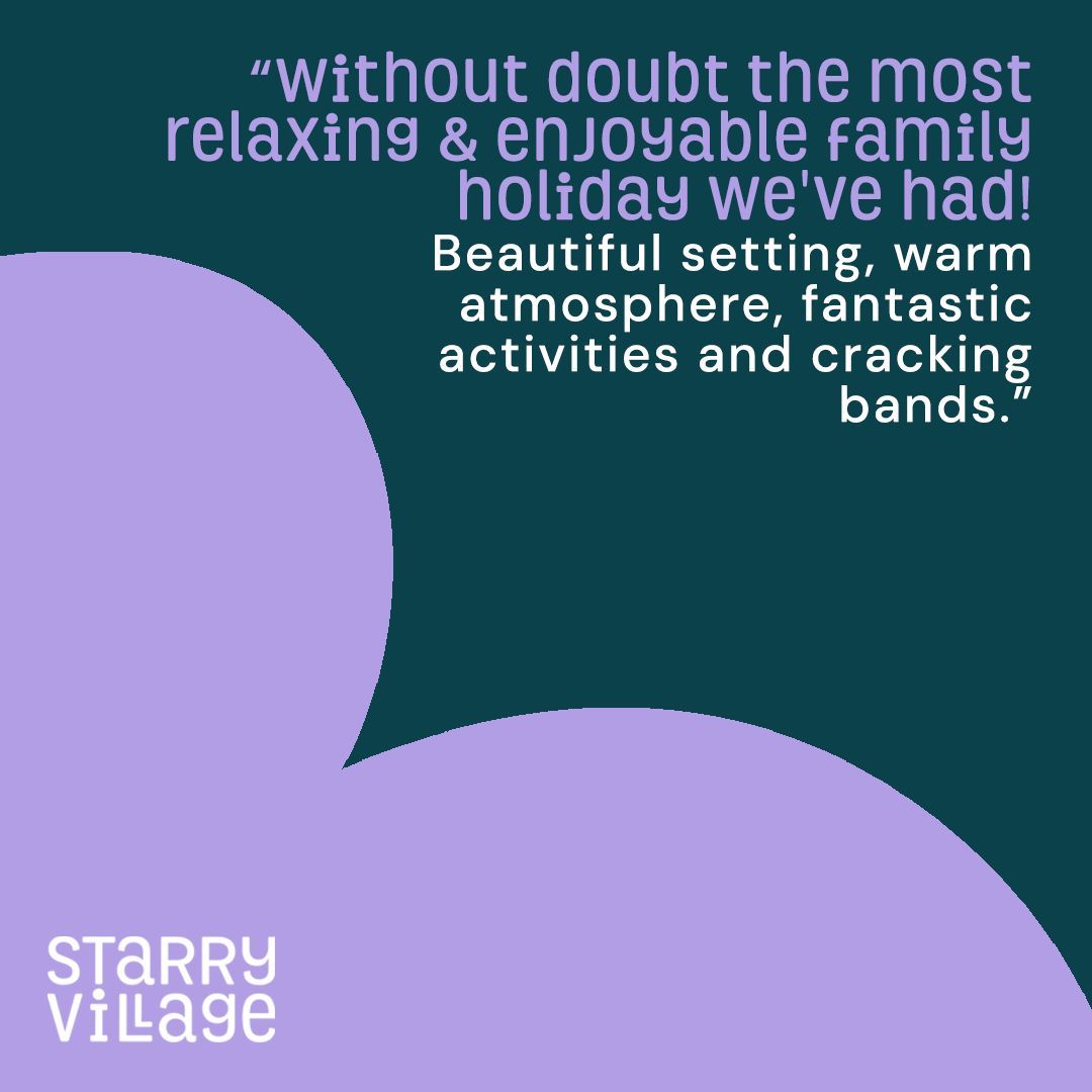 _StarryVillage's tweet photo. Thinking of joining us this July, but not sure what to expect? Here's what some of our families had to say about their experiences at Starry Village! 💫 https://t.co/72erk7uXrD